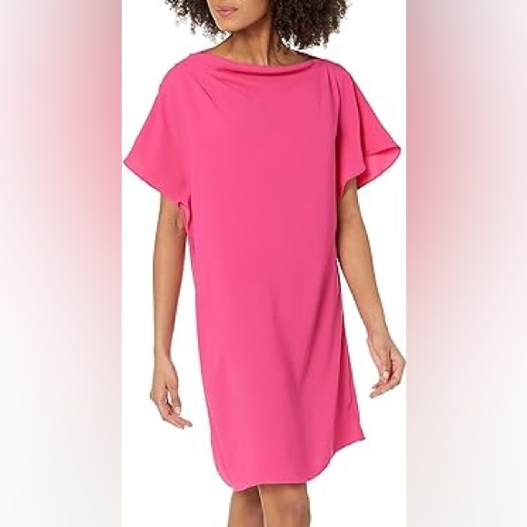 Trina Turk Barbiecore Pink Caftan Shift Dress